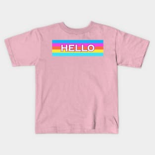 Hello rainbow Kids T-Shirt